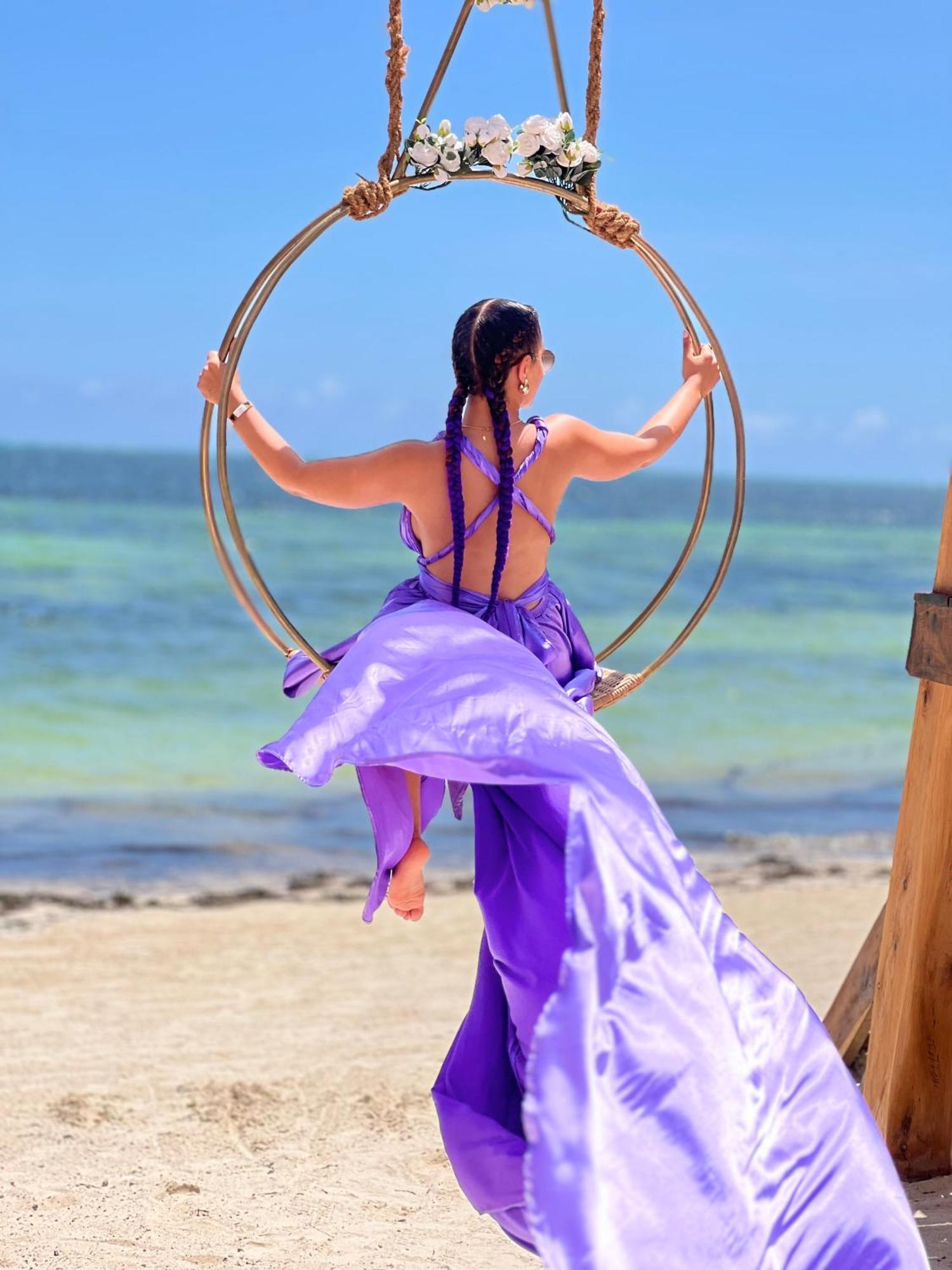 Zanzibella Hotel & Spa キウェンワ エクステリア 写真 Aerial hoop